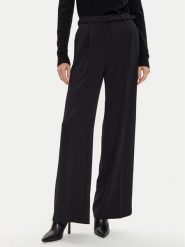 Imperial Spodnie materiałowe P4W3IJXC Czarny Wide Leg. Czarne spodnie materiałowe damskie Imperial, bez wzorów, z materiału. Za 299.99 zł.