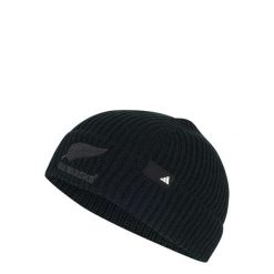 Czapka typu beanie All Blacks. Czarne czapki damskie Adidas, bez wzorów, z dzianiny, klasyczne. Za 129.00 zł.