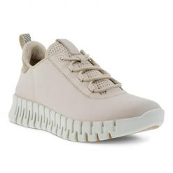 Buty do biegania damskie Ecco Sneaker Gruuv Lea. Brązowe obuwie sportowe damskie ecco, bez wzorów, z gumy, bez zapięcia, do biegania. Za 766.00 zł.
