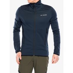 Polar męski Vaude Monviso Fleece FZ Jacket II. Czarne bluzy sportowe męskie Vaude, na zimę, m, bez wzorów, z polaru, bez kaptura, narciarskie. Za 356.99 zł.