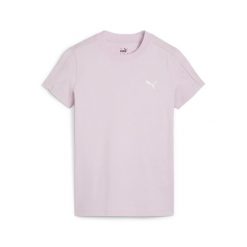 Koszulka damska HER PUMA Grape Mist Purple. Fioletowe koszulki sportowe damskie Puma, xs, bez wzorów, z gumy, bez ramiączek, na jogę i pilates. Za 79.99 zł.