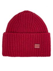 Tommy Hilfiger Czapka Elevated Heritage AW0AW17905 Czerwony. Czerwone czapki damskie Tommy Hilfiger, na zimę, bez wzorów, z materiału. Za 199.99 zł.
