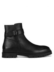 MEXX Botki ZIBI-22A MI08 Czarny. Czarne botki męskie Mexx, bez wzorów, ze skóry, bez obcasa, bez zapięcia. Za 379.99 zł.