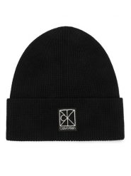 Calvin Klein Czapka LV04F8109G Czarny. Czarne czapki damskie Calvin Klein, na zimę, bez wzorów, z wiskozy. Za 169.99 zł.