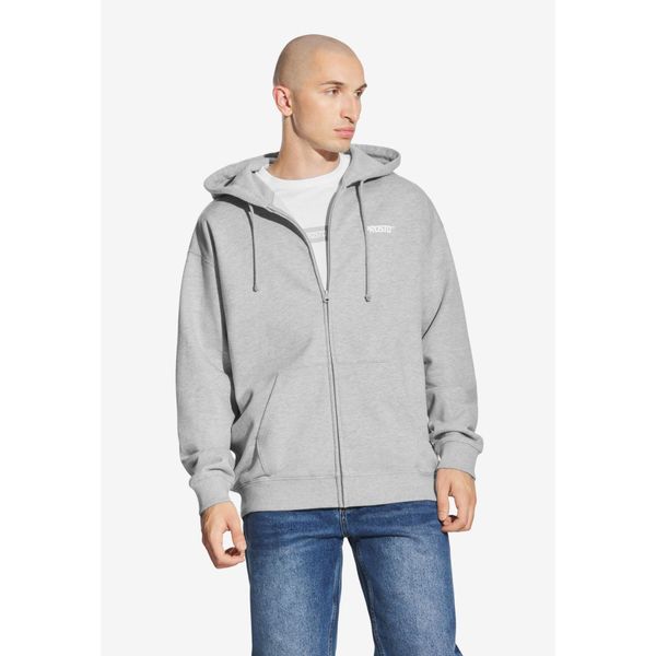 Bluza sportowa męska Prosto Logo z kapturem. Szare bluzy sportowe męskie Prosto., m, bez wzorów, z kapturem. Za 284.99 zł.