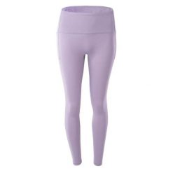 Damskie legginsy IQ Cross The Line Lemini. Fioletowe legginsy damskie IQ, l, bez wzorów, z elastanu, do biegania. Za 221.38 zł.