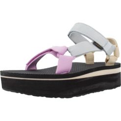 Sandały Teva Model W Flatform Univers Kolor Wielokolorowy. Sandały damskie Teva, bez wzorów, z gumy, bez obcasa, bez zapięcia. Za 335.00 zł.