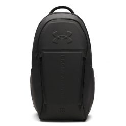 Plecak Under Armour Hustle Elite BP 6005747. Czarne plecaki męskie Under Armour, bez wzorów, z materiału. Za 586.70 zł.