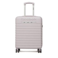 Walizka kabinowa Reebok. Fioletowe walizki damskie Reebok, bez wzorów. Za 279.99 zł.