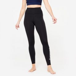 Legginsy do tańca nowoczesnego damskie Starever wysoki stan. Białe legginsy damskie STAREVER, bez wzorów, z elastanu, sportowe, z podwyższonym stanem. W wyprzedaży za 59.99 zł.