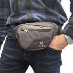 Nerka saszetka na dokumenty i pieniądze Deuter Organizer Belt. Saszetki i nerki męskie Deuter, bez wzorów, z materiału. Za 131.99 zł.