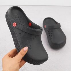 Klapki damskie chodaki szare Big Star II275013. Szare klapki damskie BIG STAR, bez wzorów, z materiału, retro, bez obcasa, bez zapięcia. Za 69.99 zł.