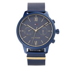 Zegarek Tommy Hilfiger. Niebieskie zegarki damskie Tommy Hilfiger. Za 599.99 zł.