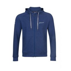 Bluza tenisowa męska Babolat Exercise Hood Jacket estate blue S. Niebieskie bluzy męskie BABOLAT, m, bez wzorów, sportowe, bez ramiączek, bez kaptura. Za 209.00 zł.
