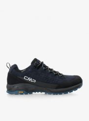 Buty trekkingowe męskie CMP Vertyx Low. Niebieskie trekkingi męskie CMP, ze skóry, bez zapięcia. Za 471.89 zł.