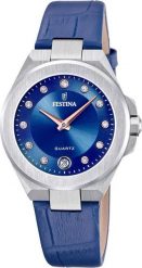 Zegarek damski Festina F20701-4 CYRKONIE niebieski. Niebieskie zegarki damskie Festina. Za 627.85 zł.