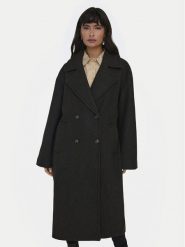 ONLY Płaszcz przejściowy Wembley 15307697 Szary Oversize. Szare płaszcze damskie ONLY, bez wzorów, z syntetyku, bez kołnierzyka, bez kaptura. Za 299.99 zł.