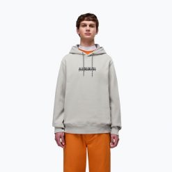 Bluza męska Napapijri B-Fiemme H. Szare bluzy męskie Napapijri, m, bez wzorów, bez ramiączek, bez kaptura. Za 409.99 zł.