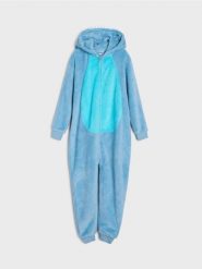 Piżama jednoczęściowa Lilo & Stitch - mid blue. Niebieskie piżamy męskie Sinsay, bez wzorów, bez kołnierzyka, bez ramiączek. Za 59.99 zł.