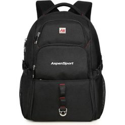 Plecak Aspensport Plecak 29 L Czarny. Czarne plecaki damskie AMSPORT, bez wzorów, eleganckie. Za 98.69 zł.