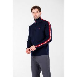 Sweter turystyczny męski Woolona Noyan 100% Merino. Niebieskie swetry męskie WOOLONA, na zimę, m, bez wzorów, bez kołnierzyka, bez ramiączek. W wyprzedaży za 648.00 zł.