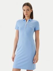 Gant Sukienka codzienna 4201468 Niebieski. Niebieskie sukienki damskie GANT, na co dzień, l, bez wzorów, z bawełny, bez kołnierzyka, bez ramiączek, proste. Za 547.99 zł.