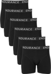 Bokserki Endurance Burke (x6). Czarne bokserki męskie Endurance, bez wzorów, z bawełny. Za 174.00 zł.