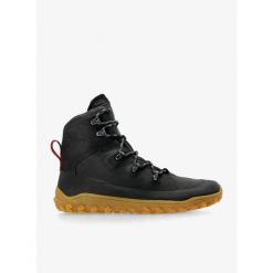 Buty turystyczne damskie Vivobarefoot Tracker Leather AT. Czarne obuwie trekkingowe damskie Vivobarefoot, bez zapięcia. Za 996.99 zł.