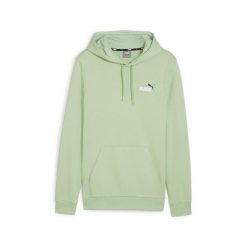 Bluza Sportowa Męska Puma Ess+ 2 Col Small Logo Tr. Zielone bluzy sportowe męskie Puma, m, bez wzorów, bez kaptura, na fitness i siłownię. Za 181.99 zł.