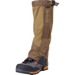 Stuptuty Outdoor Research Crocodile Gaiters. Brązowe buty zimowe męskie OUTDOOR RESEARCH, bez wzorów, bez obcasa, bez zapięcia. Za 398.99 zł.