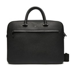 Torba na laptopa BOSS. Czarne torby na laptopa damskie Boss, bez wzorów. Za 759.99 zł.
