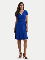 LAUREN RALPH LAUREN Sukienka codzienna 250868161016 Niebieski Regular Fit. Niebieskie sukienki damskie Lauren Ralph Lauren, na co dzień, bez wzorów, z syntetyku, bez kołnierzyka, bez ramiączek, proste. Za 529.99 zł.