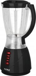 BLENDER KIELICHOWY CZARNY 3 BIEGI + PULSE 1,5L 300W. Czarne blendery Floria. Za 79.00 zł.