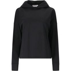 Bluza damska z kapturem Athlecia Guyana. Czarne bluzy damskie Athlecia, bez wzorów, bez ramiączek, z kapturem. Za 267.00 zł.