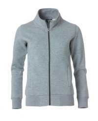 Clique Classic Cardigan Women — kardigan sweatshirt szary melanż. Szare kardigany damskie CLIQUE, s, bez wzorów, z bawełny, bez kołnierzyka. Za 213.48 zł.