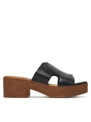 Lasocki Klapki WI16-2356-01 Czarny. Czarne klapki damskie Lasocki, bez wzorów, ze skóry, bez obcasa, bez zapięcia. Za 159.99 zł.