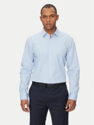 Hugo Koszula C-Jenno 50289499 Błękitny Slim Fit. Niebieskie koszule męskie Hugo, m, bez wzorów, z bawełny, biznesowe, bez kołnierzyka, bez ramiączek. Za 209.99 zł.