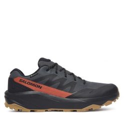 Trekkingi Salomon. Szare buty zimowe męskie Salomon, bez wzorów, z gore-texu, bez obcasa, bez zapięcia. Za 519.99 zł.