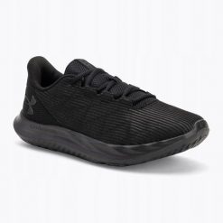 Męskie Obuwie Sportowe Under Armour W Charged Speed Swift. Czarne buty sportowe męskie Under Armour, bez wzorów, bez zapięcia, na fitness i siłownię. Za 329.99 zł.
