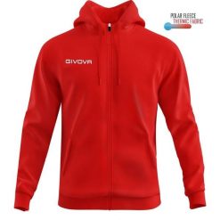 Bluza sportowa Givova Polarfleece 500 czerwona 2xl. Czarne bluzy damskie Givova, na lato, xl, bez wzorów, z poliesteru, sportowe, bez ramiączek, bez kaptura. Za 103.92 zł.