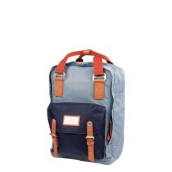 Plecak na laptopa Doughnut Macaroon Earth Tone - washed denim/nautical. Niebieskie plecaki męskie Doughnut, bez wzorów, z denimu, sportowe. Za 282.99 zł.