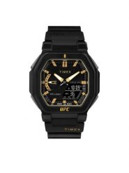 Timex Zegarek UFC Colossus TW2V55300 Czarny. Czarne, analogowe zegarki męskie Timex, bez wzorów. Za 589.99 zł.