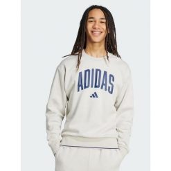 Bluza męska adidas Collegiate Sweat szara JM1732 ROZMIAR 2XL. Brązowe bluzy męskie Adidas, m, bez wzorów, z dresówki, eleganckie, bez ramiączek, bez kaptura. Za 199.00 zł.