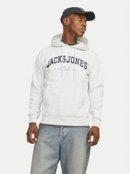 Jack & Jones Bluza 12256521 Szary Relaxed Fit. Szare bluzy męskie Jack & Jones, m, bez wzorów, z syntetyku, bez ramiączek, bez kaptura. Za 119.99 zł.