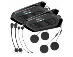 Interkom motocyklowy Sena Spider RT1 Dual Pack. Czarne słuchawki bezprzewodowe SENA. Za 1,460.99 zł.