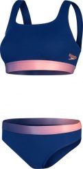 Damski Strój Kąpielowy Textd Deep U-bk 2pc Af ammonite/soft coral/miami lilac rozmiar 42. Stroje kąpielowe damskie Speedo, bez wzorów. Za 162.43 zł.