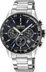 Zegarek Festina Zegarek męski Festina F20560-5 srebrny. Szare zegarki męskie Festina, bez wzorów, srebrne. Za 679.00 zł.
