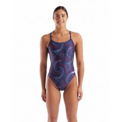 Strój Kąpielowy Damski Arena Firefloswimsuit Challeng. Niebieskie stroje kąpielowe damskie ARENA, bez wzorów. Za 259.99 zł.