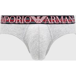 Emporio Armani - Slipy. Białe slipki męskie Emporio Armani, xl, bez wzorów, z bawełny. W wyprzedaży za 69.90 zł.