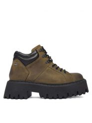 G-Star Raw Trapery CEO-WI34-MANYA-06 Khaki. Brązowe trapery damskie G-Star Raw, z nubiku, bez zapięcia. Za 399.99 zł.